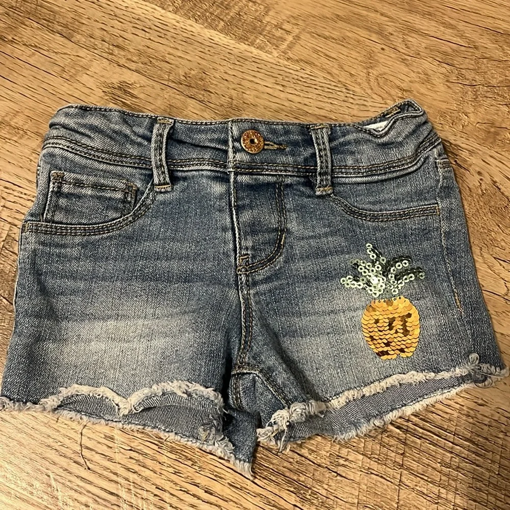 Assorted Girls Denim and‎ Cotton Shorts Set